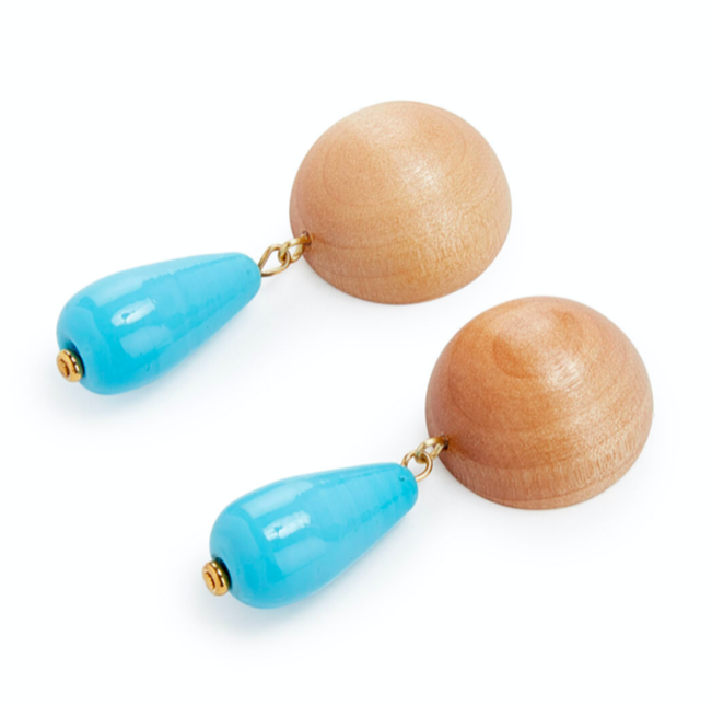 Turquoise Drop Earrings — Sophie Monet Jewelry Turquoise Drop Earrings — Sophie Monet Jewelry